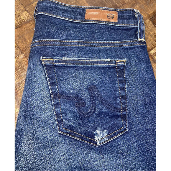 AG Adriano Golschmied Skinny Jeans Womens Legging Ankle Mid Rise Distressed 26 - Picture 6 of 13